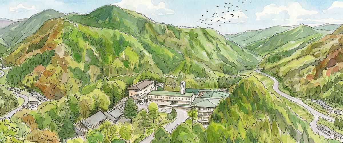 Amagi Center Illustration